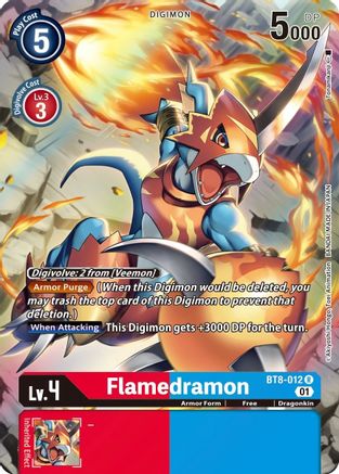 Flamedramon [BT8-012] (Alternate Art) [New Awakening]