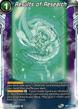 Results of Research (BT17-058) [Ultimate Squad]