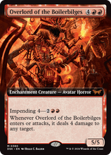 Overlord of the Boilerbilges (DSK-380) - Duskmourn: House of Horror: (Extended Art) Foil