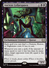 Ancient Cellarspawn (DSC-016) - Duskmourn: House of Horror Commander: (nyxtouched) Foil