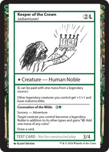 Keeper of the Crown // Coronation of the Wilds (MB2-999-KOTC) - Mystery Booster 2