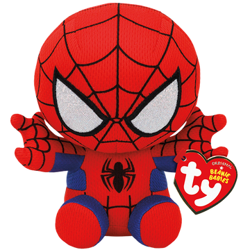 TY Plushie - Spiderman - 8 In.