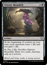 Sinister Monolith [Bloomburrow]