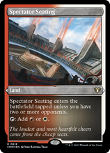 Spectator Seating (Foil Etched) [Commander Masters]