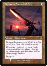 Sword of Sinew and Steel (Retro Foil Etched) [Modern Horizons]