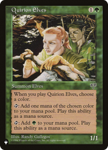 Quirion Elves (PLST-MIR-234) - The List