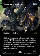 Warden of the Grove (Borderless) (TDM-351) - Tarkir: Dragonstorm Foil