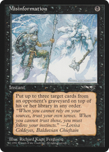 Misinformation [Alliances]