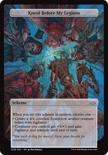 Kneel Before My Legions (DSC-339) - Duskmourn: House of Horror Commander Foil