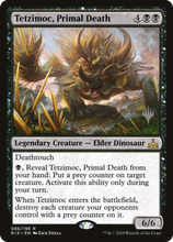 Tetzimoc, Primal Death (Promo Pack) [Rivals of Ixalan Promos]