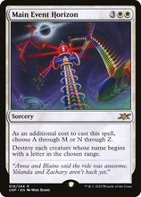 Main Event Horizon [Unfinity]