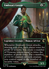 Emissary Green (Borderless) [Ravnica: Clue Edition]