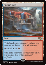 Sulfur Falls (TDC-396) - Commander: Tarkir: Dragonstorm