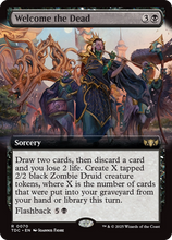 Welcome the Dead (Extended Art) (TDC-070) - Commander: Tarkir: Dragonstorm