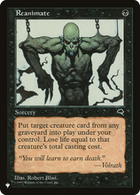 Reanimate (PLST-TMP-151) - The List