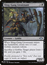 Sling-Gang Lieutenant (PLST-MH1-108) - The List