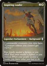 Inspiring Leader (Foil Etched) [Commander Legends: Battle for Baldur's Gate]