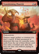 Transforming Flourish (Extended Art) (TDC-079) - Commander: Tarkir: Dragonstorm