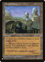 Ghost Town (PLST-TMP-318) - The List