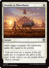 Swords to Plowshares (-037) - Commander: Aetherdrift
