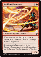 Reckless Fireweaver (-106) - Commander: Aetherdrift