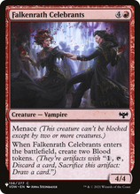 Falkenrath Celebrants (PLST-VOW-156) - The List