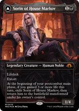 Sorin of House Markov // Sorin, Ravenous Neonate (Borderless) (Textured Foil) [Modern Horizons 3]