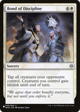 Bond of Discipline (PLST-WAR-6) - The List