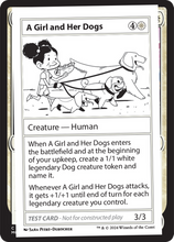 A Girl and Her Dogs (MB2-999-AGD) - Mystery Booster 2