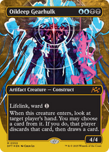 Oildeep Gearhulk (Borderless) (First-Place Foil) (-550) - Aetherdrift