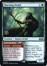 Questing Druid // Seek the Beast [Wilds of Eldraine Prerelease Promos]