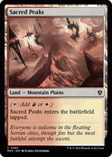 Sacred Peaks [Murders at Karlov Manor Commander]