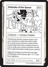 Defender of the Queue (MB2-999-DOTQ) - Mystery Booster 2