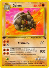 Golem (36/62) [Fossil 1st Edition]