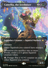 Camellia, the Seedmiser (Borderless) (Raised Foil) [Bloomburrow]