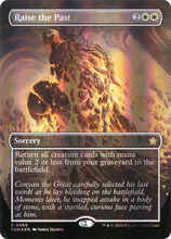 Raise the Past (FDN-369) - Foundations (Borderless) (Mana) Foil