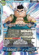 Son Goten & Trunks // Gotenks, Fusion Hiccup (Fighter's Ambition Holiday Pack) (BT19-035) - Tournament Promotion Cards