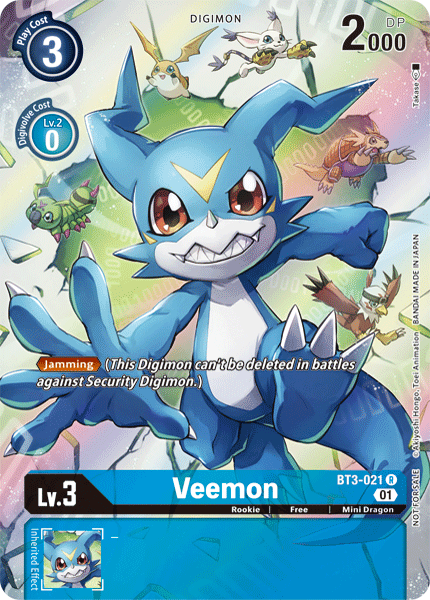 Veemon [BT3-021] (1-Year Anniversary Box Topper) [Promotional Cards]
