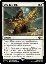 One Last Job (Promo Pack) [Outlaws of Thunder Junction Promos]