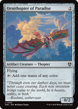 Ornithopter of Paradise (-133) - Commander: Aetherdrift
