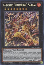 Gigantic "Champion" Sargas [PHHY-EN045] Secret Rare