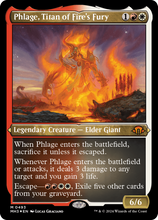 Phlage, Titan of Fire's Fury (Foil Etched) [Modern Horizons 3]