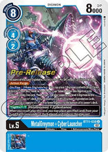 MetalGreymon + Cyber Launcher [BT11-030] [Dimensional Phase Pre-Release Promos]