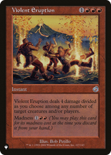 Violent Eruption (PLST-TOR-117) - The List