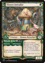 Flaxen Intruder // Welcome Home (Showcase) [Throne of Eldraine]