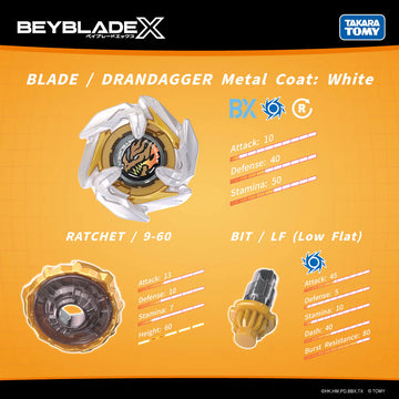 Beyblade X - UX-00 - Limited Edition Dran Deck Set