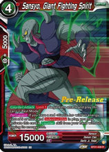 Sansyo, Giant Fighting Spirit (BT21-028) [Wild Resurgence Pre-Release Cards]