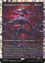 Overlord of the Balemurk (DSK-401) - Duskmourn: House of Horror: (Showcase) Foil