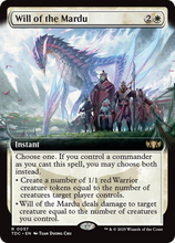 Will of the Mardu (Extended Art) (TDC-057) - Commander: Tarkir: Dragonstorm