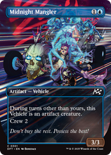 Midnight Mangler (Borderless) (-301) - Aetherdrift Foil